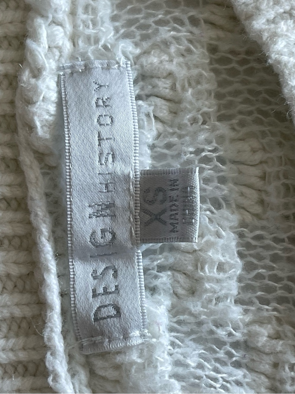 Design History Cream Textured Short-Sleeve Crew Sweater - Picture 2 of 4